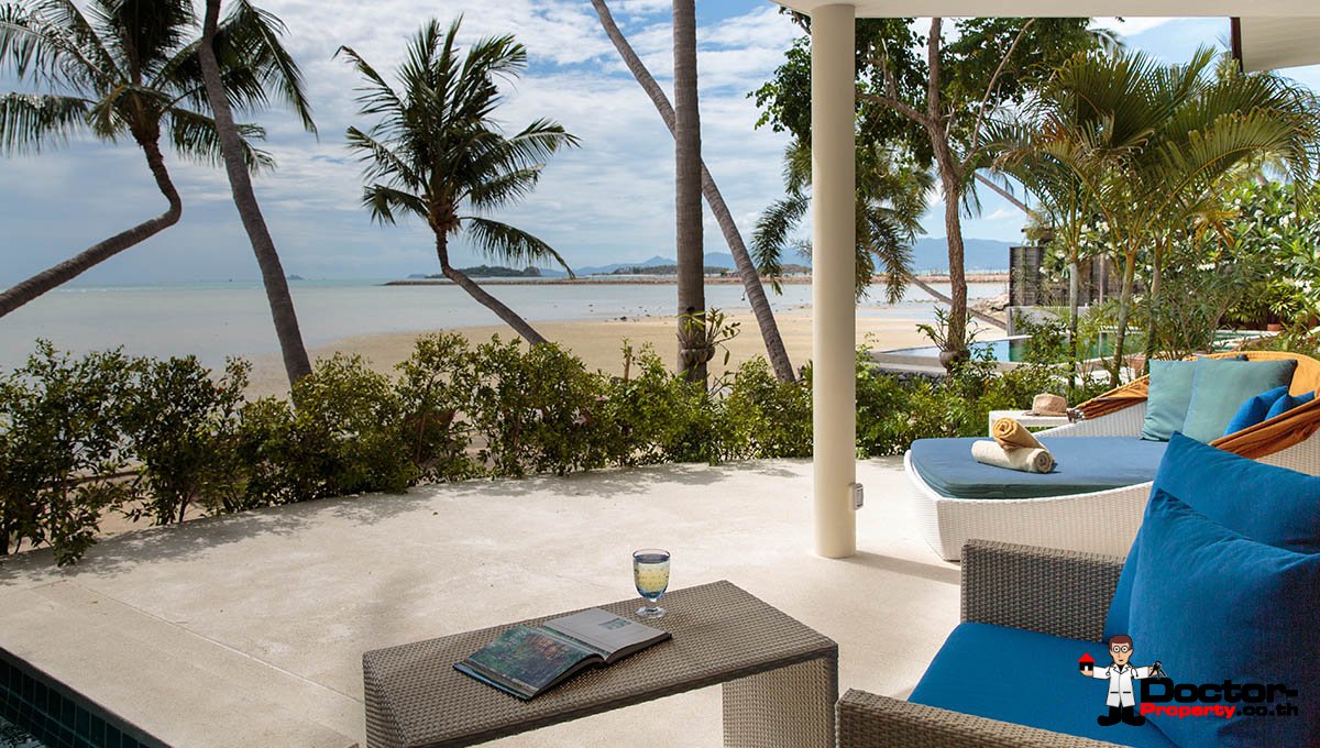 3 Bedroom Beachfront Villa - Plai Laem - Koh Samui - for sale